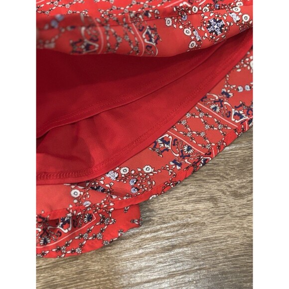 Alter’d State Red White Blue Butterfly Style Shorts With Bandana Pattern Size L - Picture 2 of 7